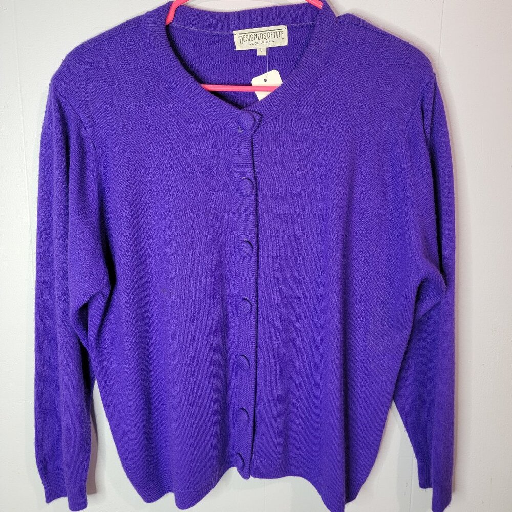 Designers Petite Purple Cardigan